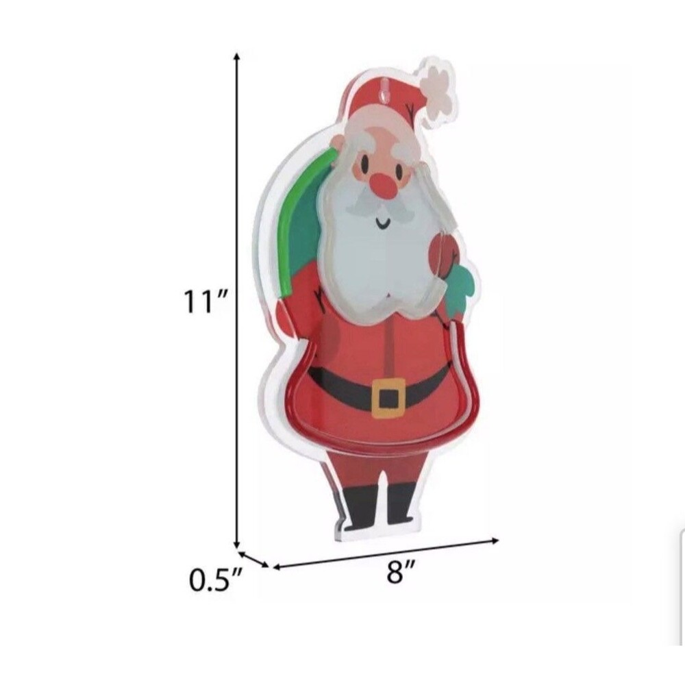 New Santa Neon Sign LED Light Glow Christmas Holiday Decoration - Picture 3 of 6